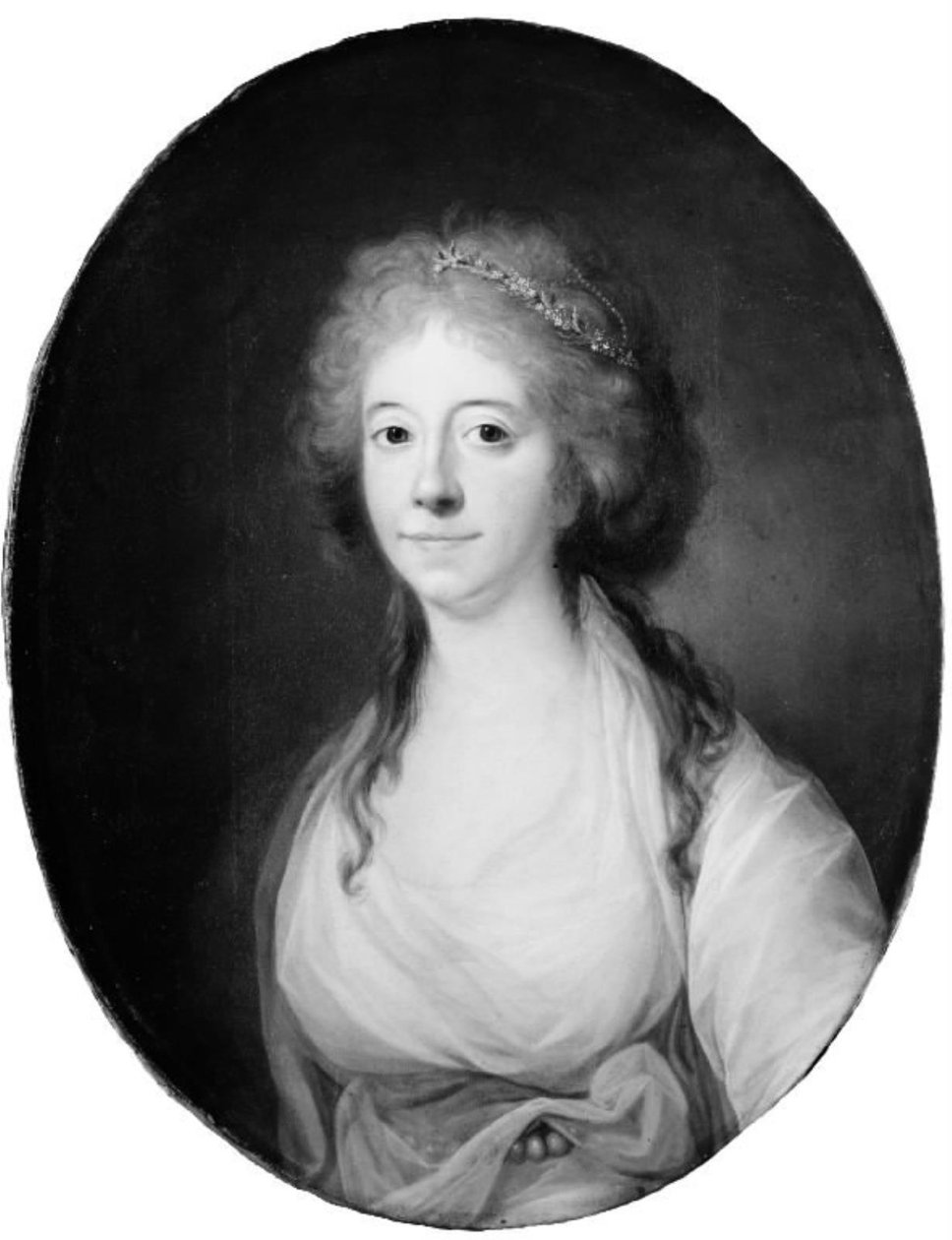 Elisabeth (Lisa) de la Calmette, født baronesse Iselin, Antoine de la Calmettes hustru av Jens Juel