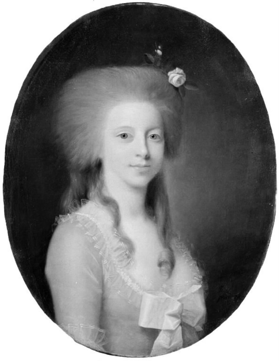 Grevinn Margarethe Moltke, født Løvenskiold av Jens Juel