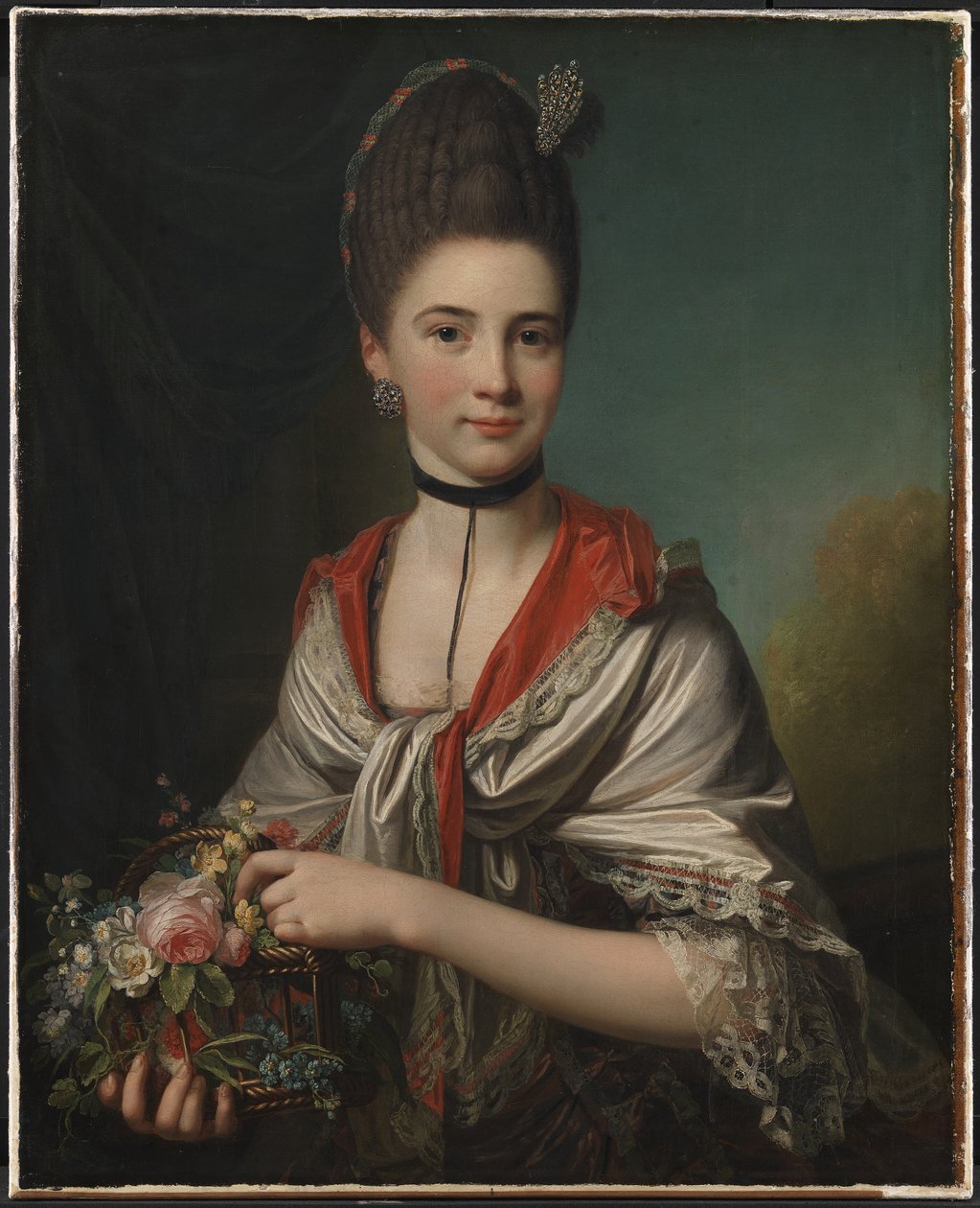 Portrett av Anna Elisabeth Battier, født Storp av Jens Juel