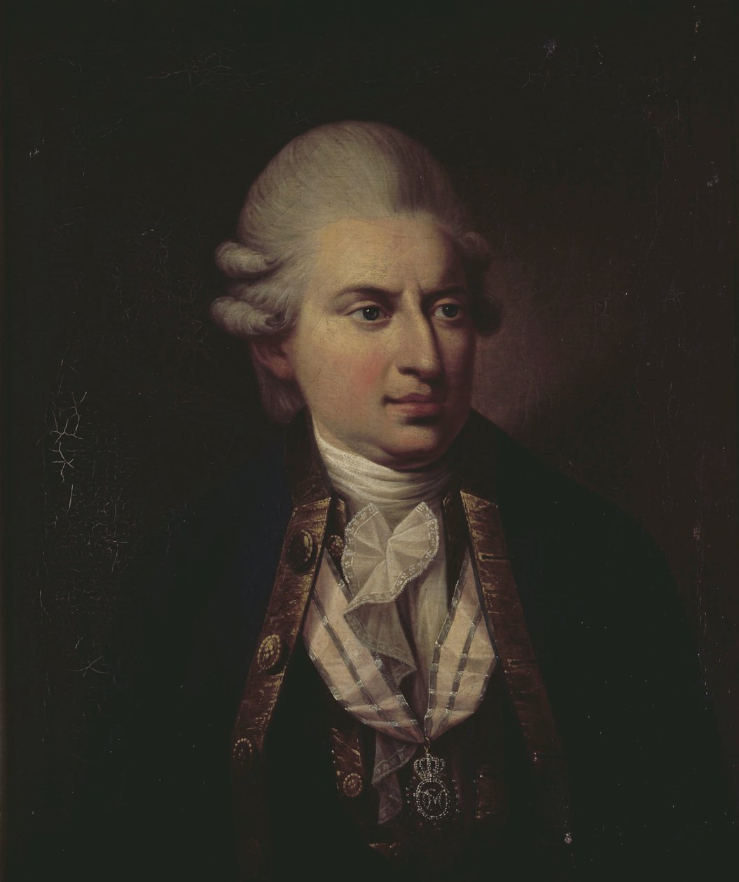 Portrett av grev Johann Friedrich Struensee (1737-1772) (olje på lerret) av Jens Juel