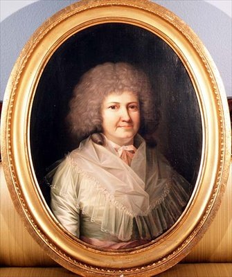Portrett av en dame, Mrs. Mackway av Jens Juel