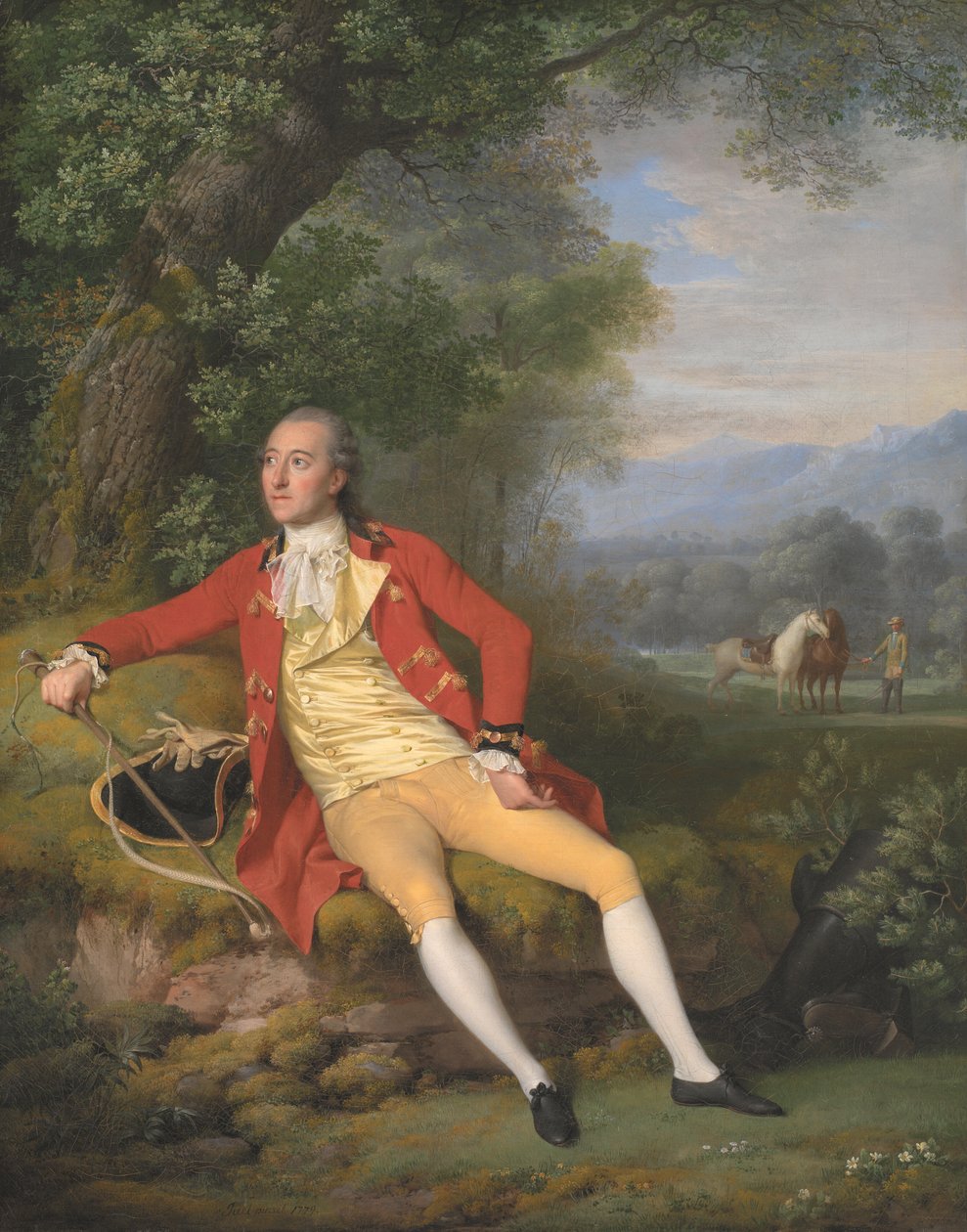 Portrett av en utsending til de franske og engelske domstolene av Jens Juel
