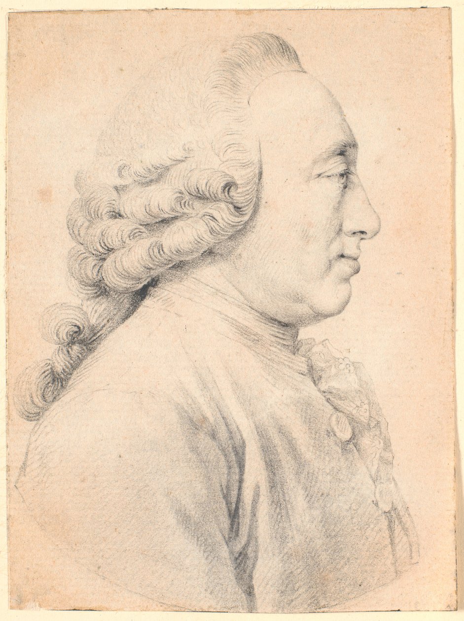 Portrett av den sveitsiske naturforskeren og filosofen Charles Bonnet (1720-93) av Jens Juel