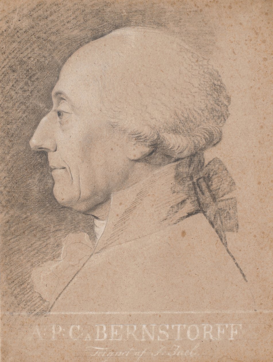 Portrett av statsmannen A.P. Bernstorff av Jens Juel