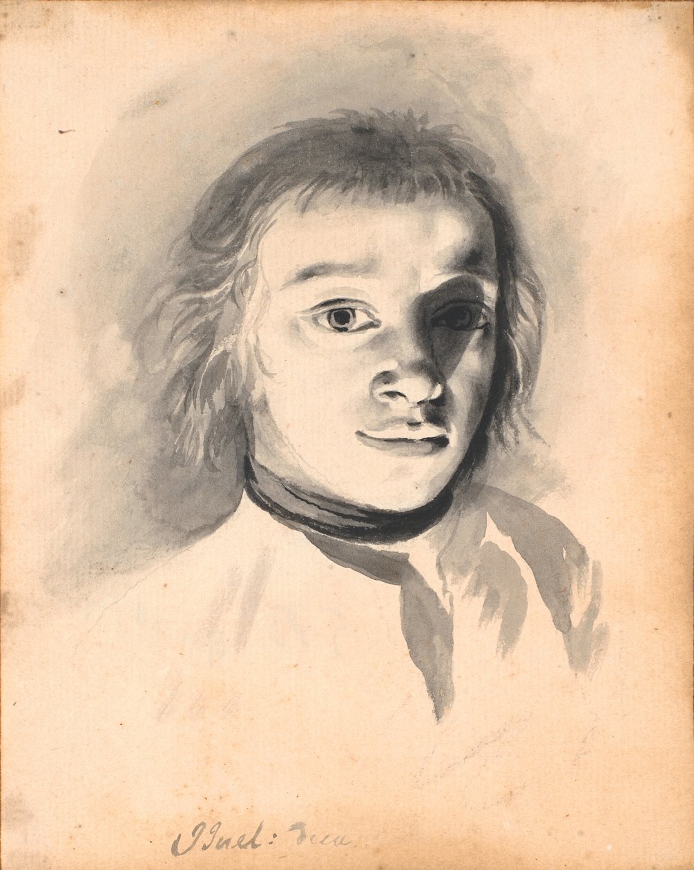 Selvportrett med kunstig lys av Jens Juel