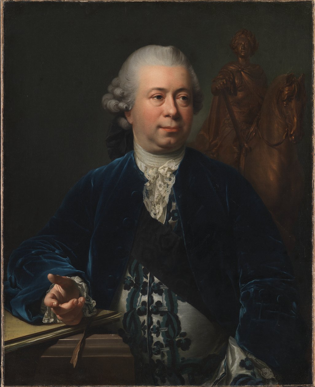 Billedhuggeren Jacques-Francois-Joseph Saly av Jens Juel