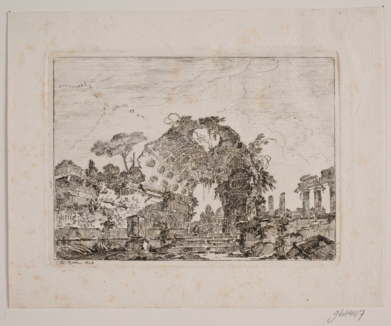 Gamle runer av et tempel av Jens Petersen Lund