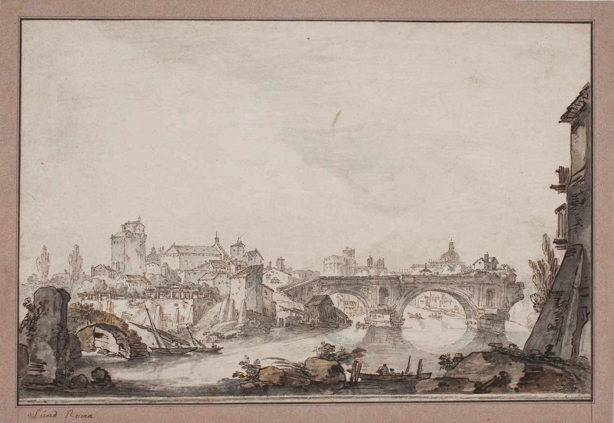 Capriccio med bl.a. Brudd bro. Roma av Jens Petersen Lund