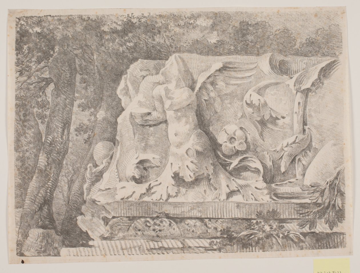 Skulpturfragment av Jens Petersen Lund