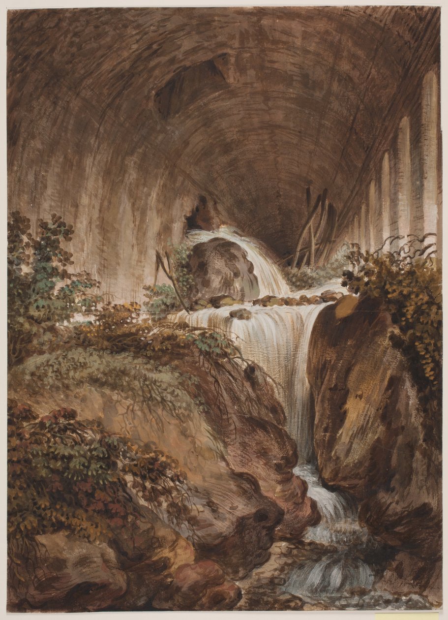 Foss under mursteinshvelv av Jens Petersen Lund
