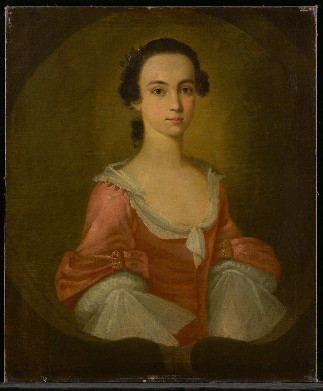 Portrett av fru Gardner Greene, 1770 av Jeremiah Theus