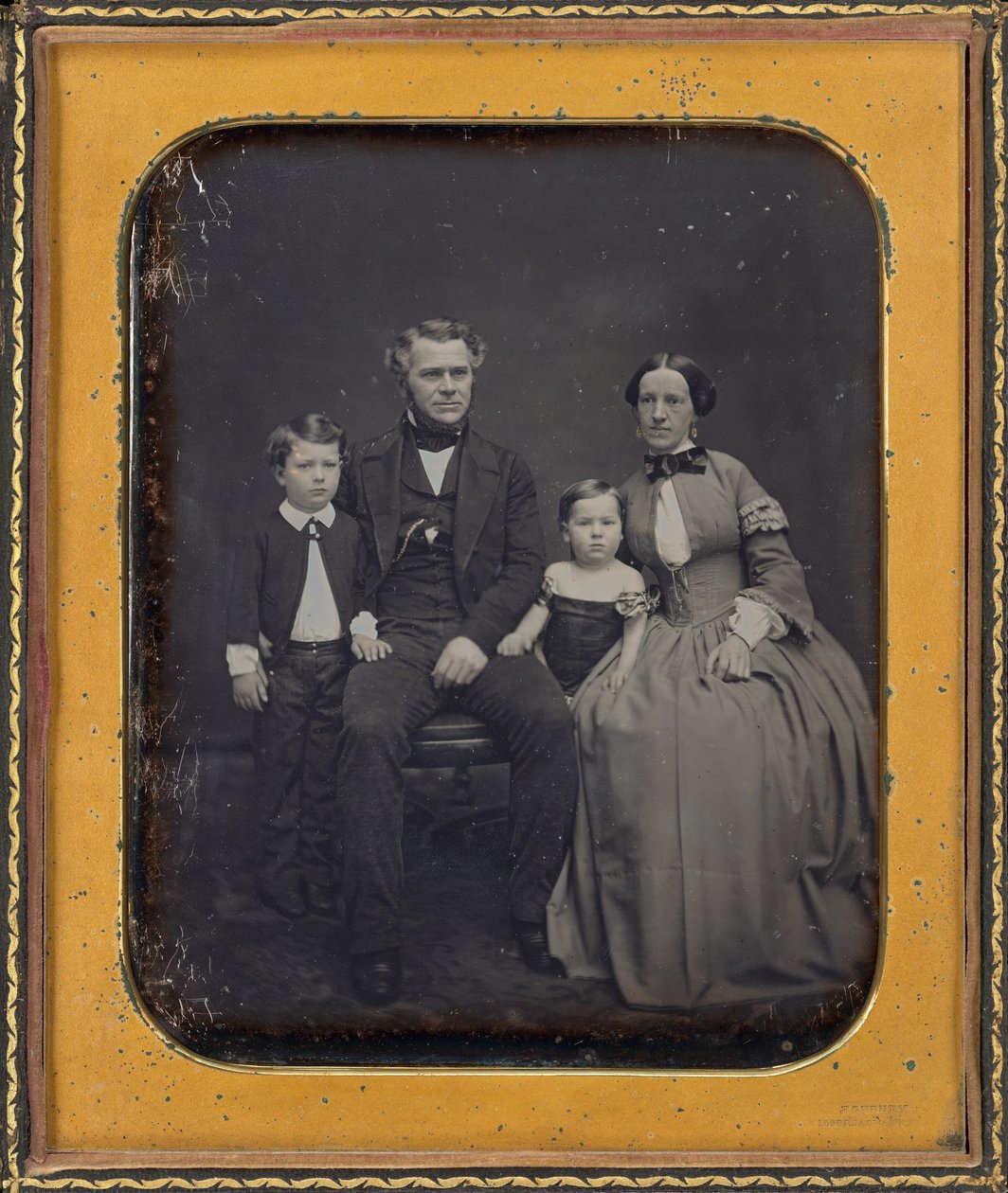 Portrett av en familie av Jeremiah Gurney