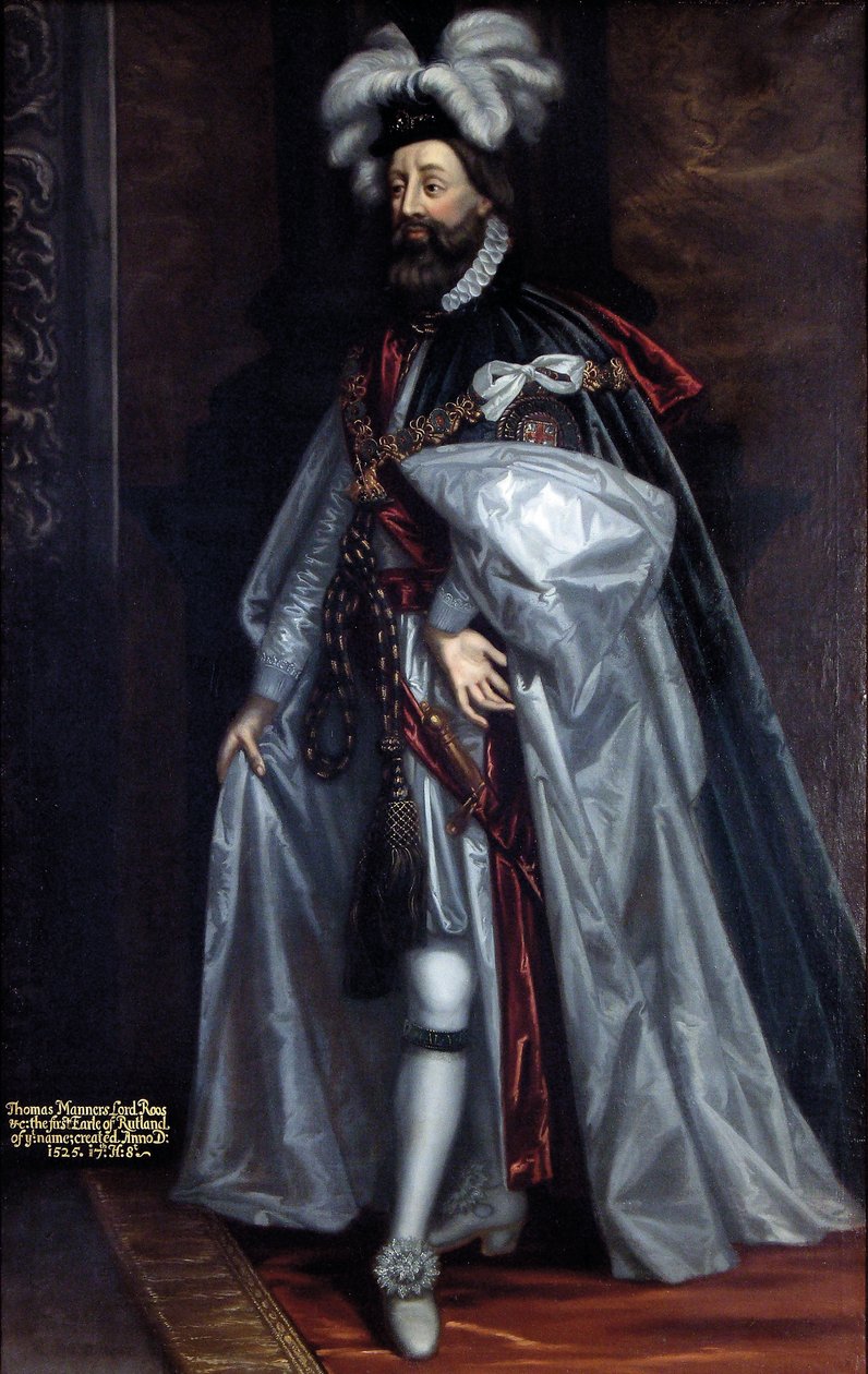 Sir Thomas Manners, 1. jarl av Rutland, ca. 1675 av Jeremias van der Eyden