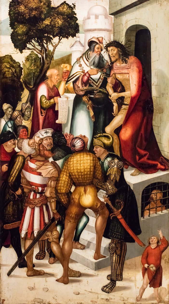 Ecce Homo, ca. 1515 (Tempera og olje på bartre) av Jerg Ratgeb