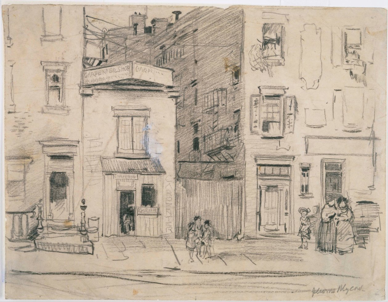 East 22nd Street, New York av Jerome Myers