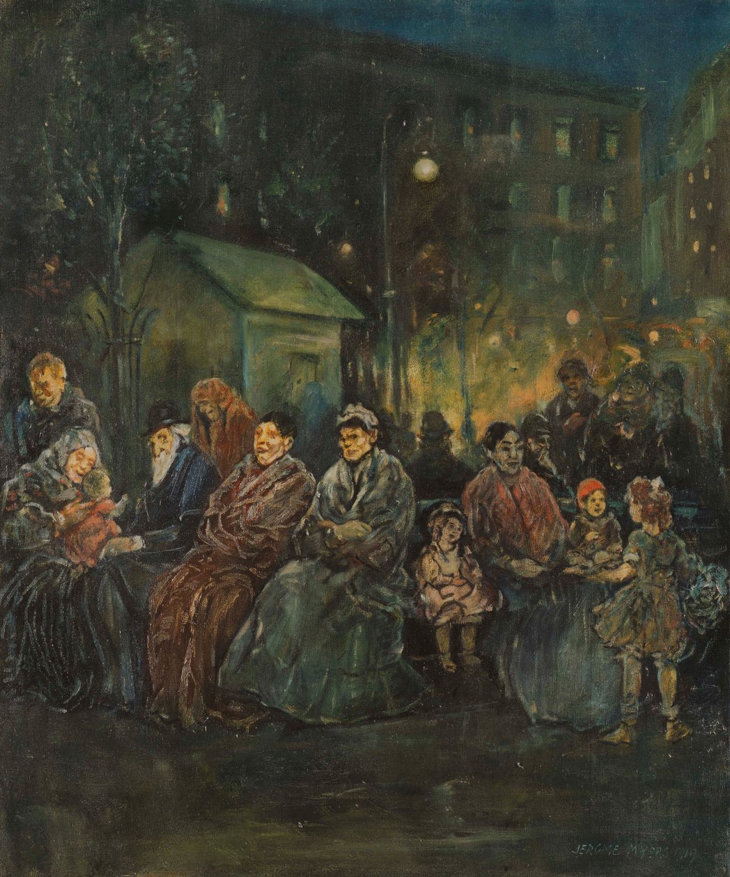 Natt i Seward Park av Jerome Myers
