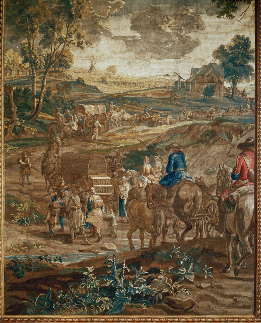 En militærkonvoi av Jerome Le Clerc