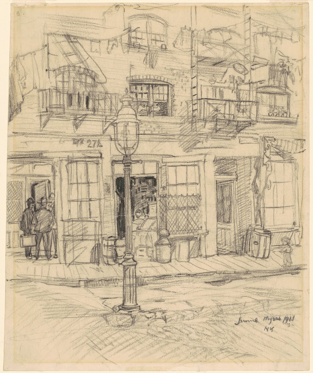New York Street Scene av Jerome Myers