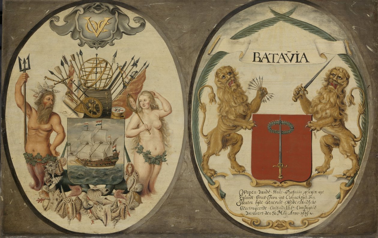 Armene til det nederlandske østindiske kompaniet og byen Batavia, 1651 av Jeronimus Becx