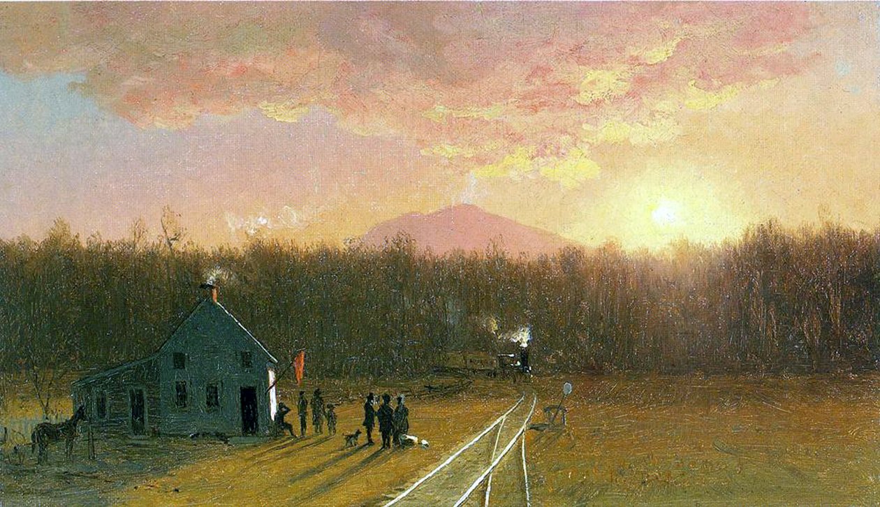 Ettermiddagstoget, 1867 av Jervis McEntee
