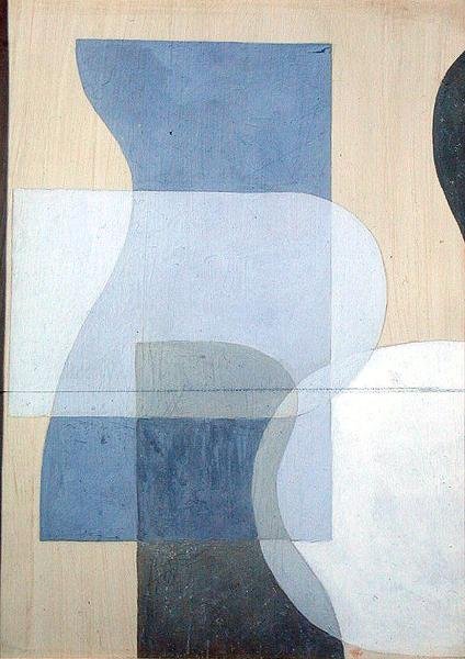 Abstract 2, ca. 1938 (gouache på gesso-brett) av Jessica Stewart Dismorr