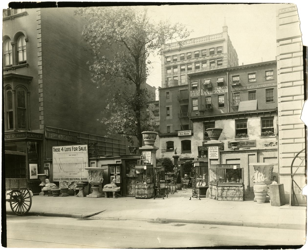 28th St between Broadway and Fifth Avenue, ca. 1905-18 (foto av gelatinsølv) av Jessie Tarbox Beals