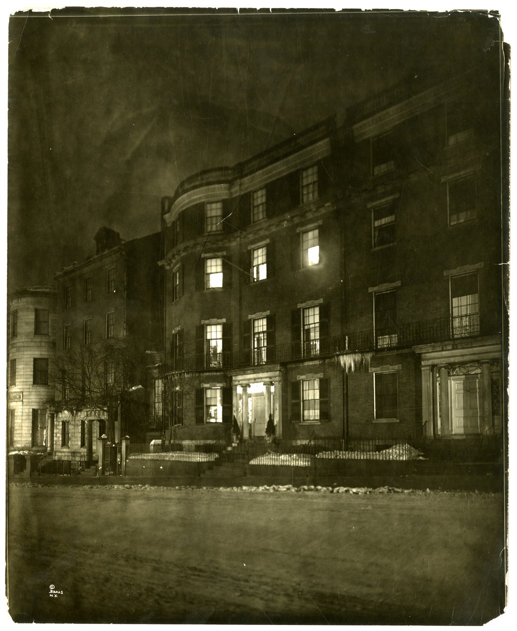 Beacon St, Boston, Mass, USA, ca. 1902-10 (foto av gelatinsølv) av Jessie Tarbox Beals