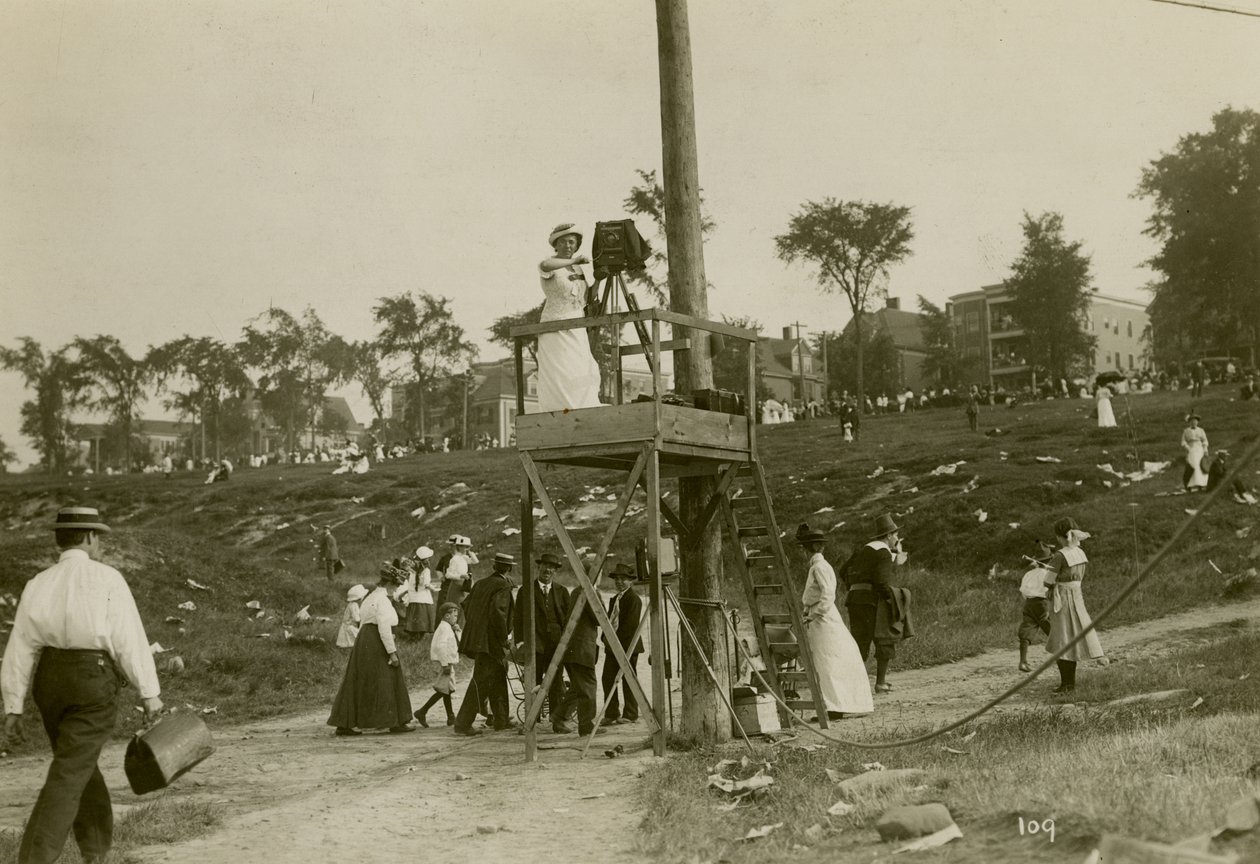 Beals selvportrett, ca. 1905-40 (foto av gelatinsølv) av Jessie Tarbox Beals
