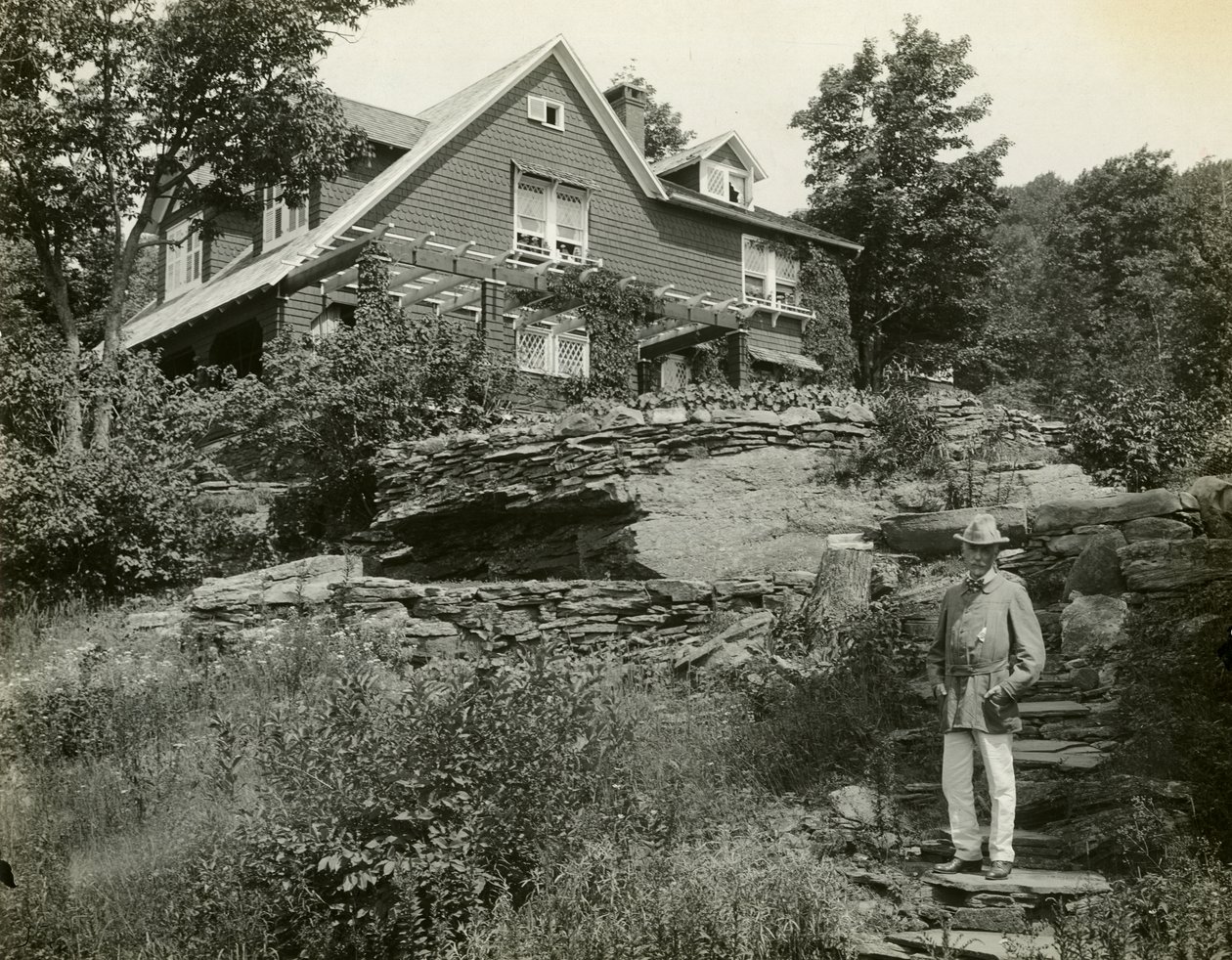 Carroll Beckwith, ca. 1905-17 (foto av gelatinsølv) av Jessie Tarbox Beals