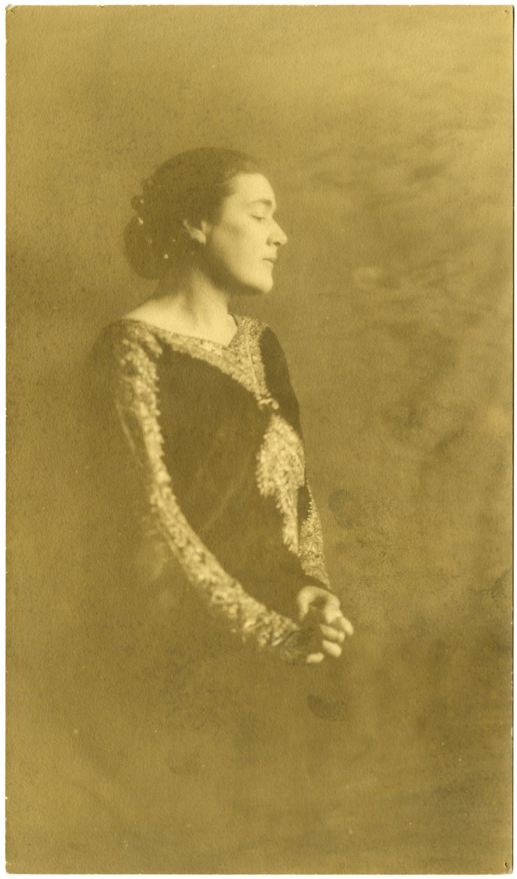 Fanny Hurst, ca. 1909-20 (foto av gelatinsølv) av Jessie Tarbox Beals