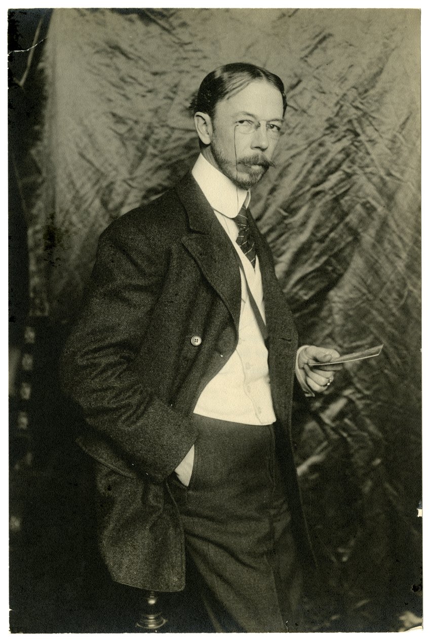 Irving Wiles, kunstner, 1906 av Jessie Tarbox Beals