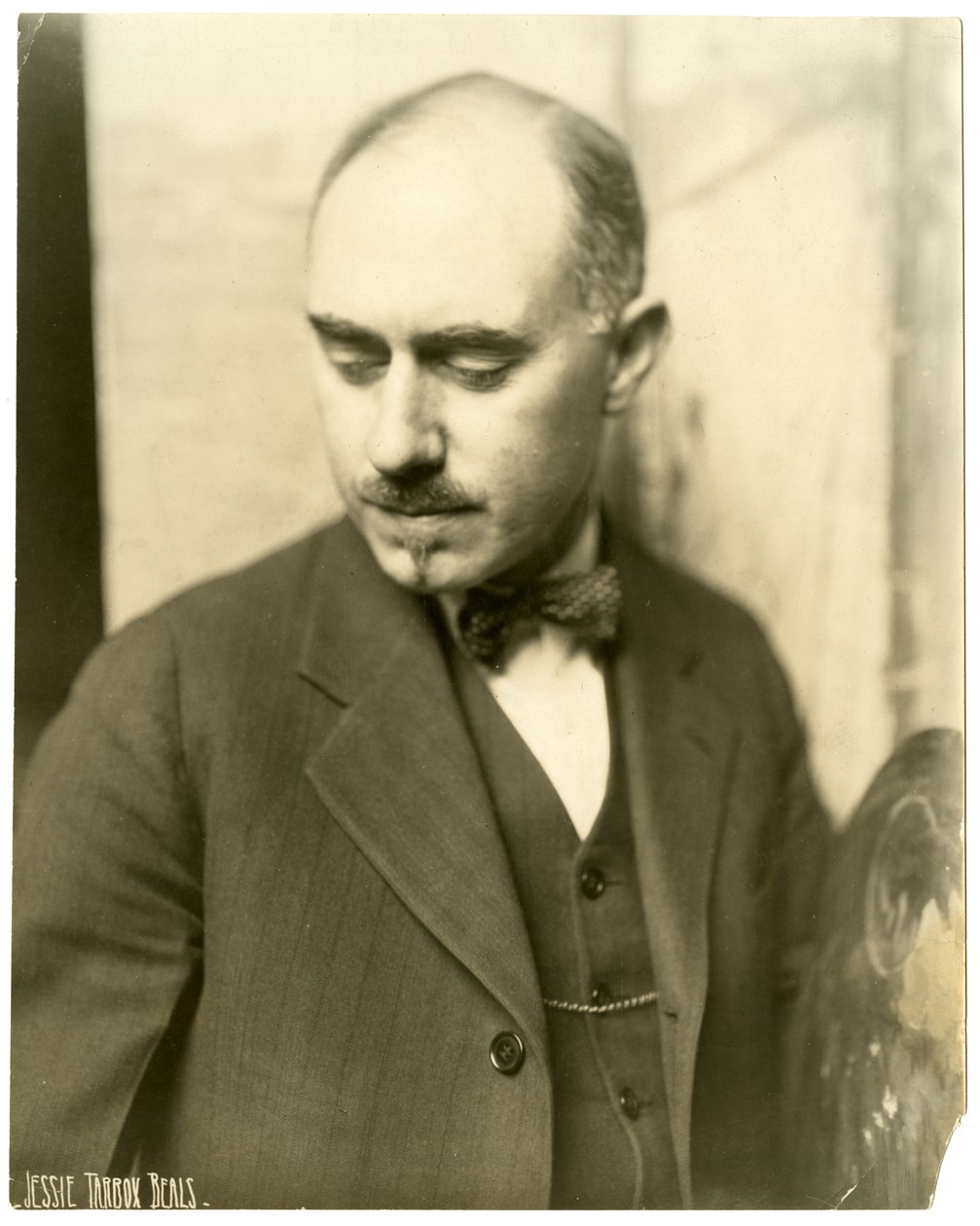 Jonas Lie - kunstner, utstilling av malerier nå på Macbeth Galleries, 1905 av Jessie Tarbox Beals