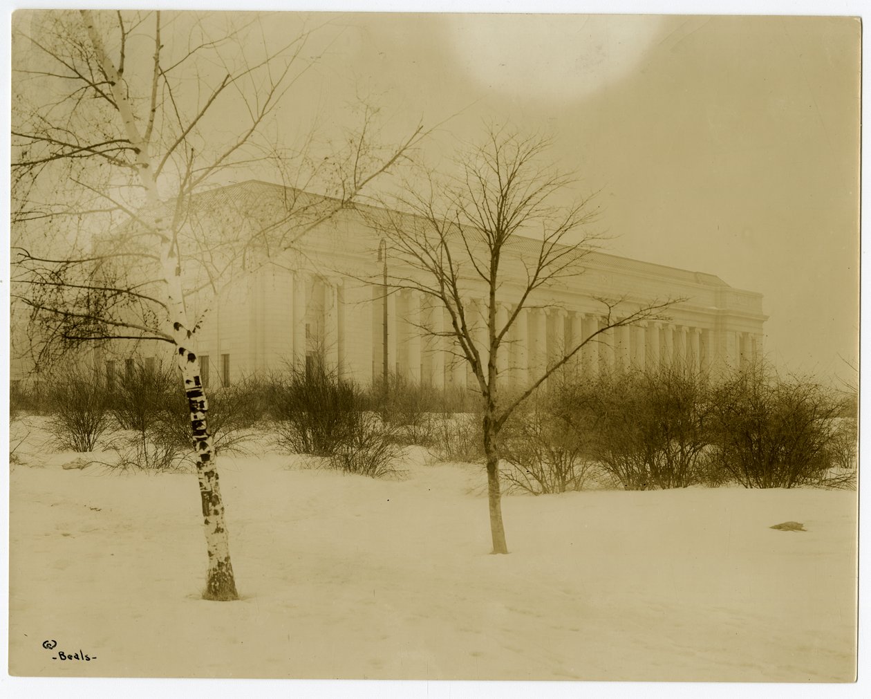 Museum of Fine Arts, Boston, Mass, USA, ca. 1902-10 (foto av gelatinsølv) av Jessie Tarbox Beals