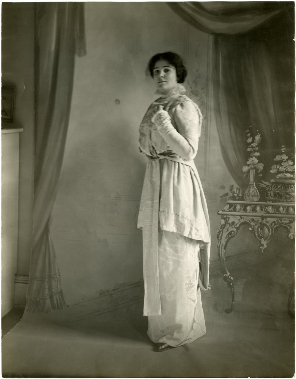 Orchid moire, Maurice, ca. 1905-18 (foto av gelatinsølv) av Jessie Tarbox Beals