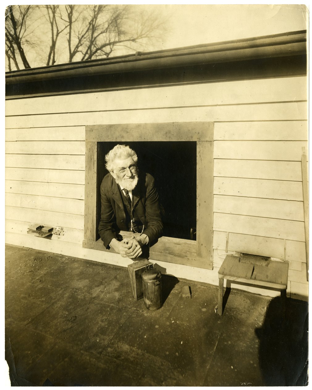 Onkel Chauncey Messenger, ca. 1905-09 (foto av gelatinsølv) av Jessie Tarbox Beals