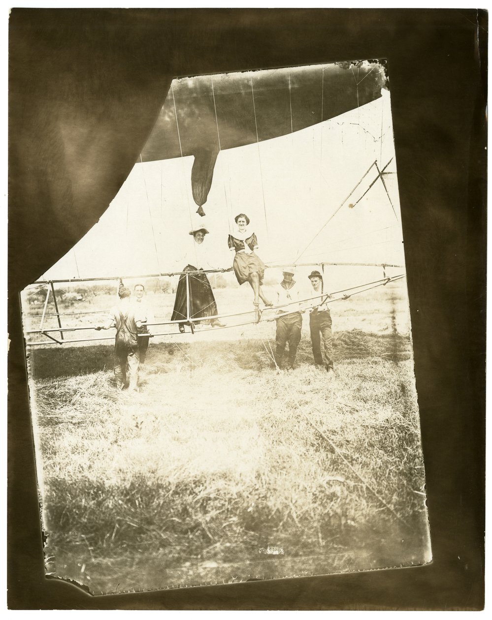 "Ville de St Mande" luftskip, Beals om bord av Jessie Tarbox Beals
