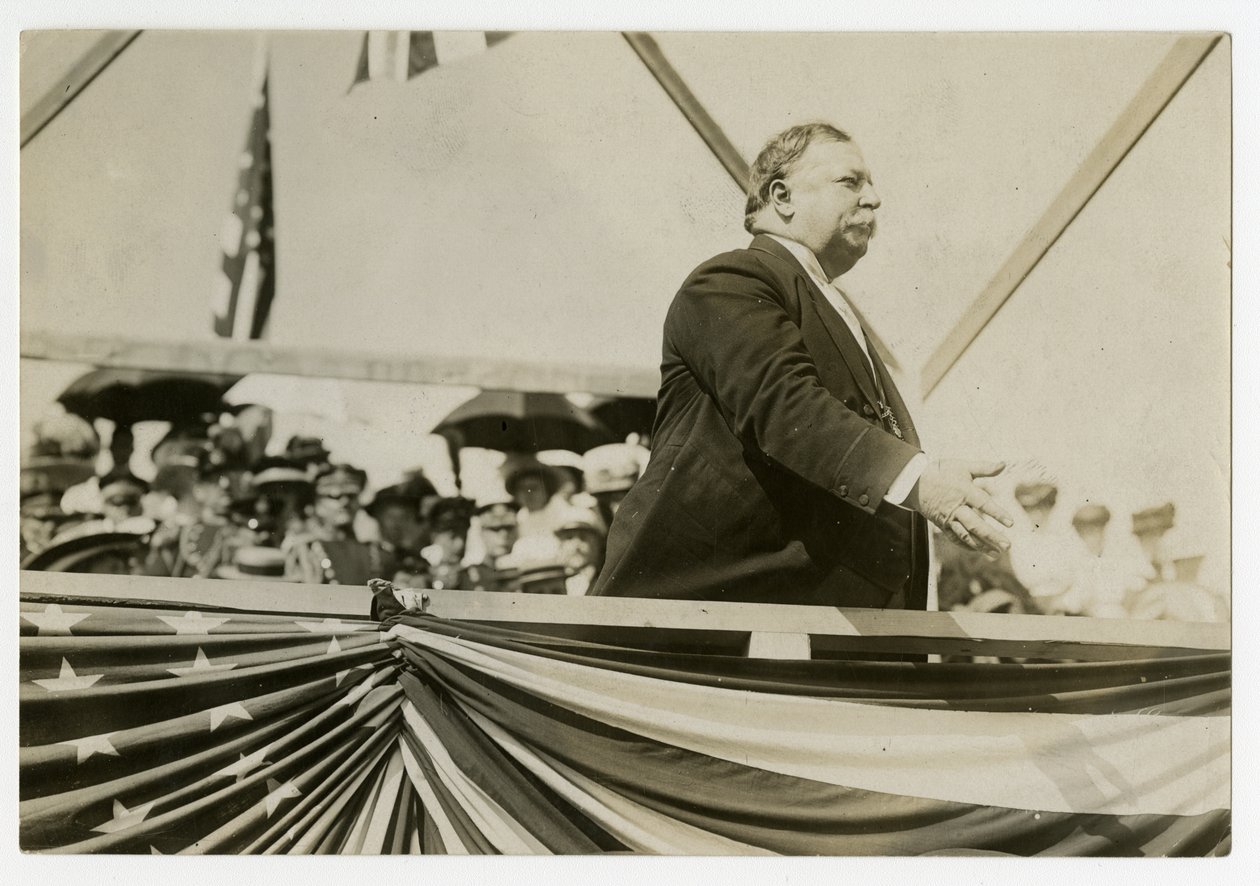 William Howard Taft, ca. 1908-12 (foto av gelatinsølv) av Jessie Tarbox Beals