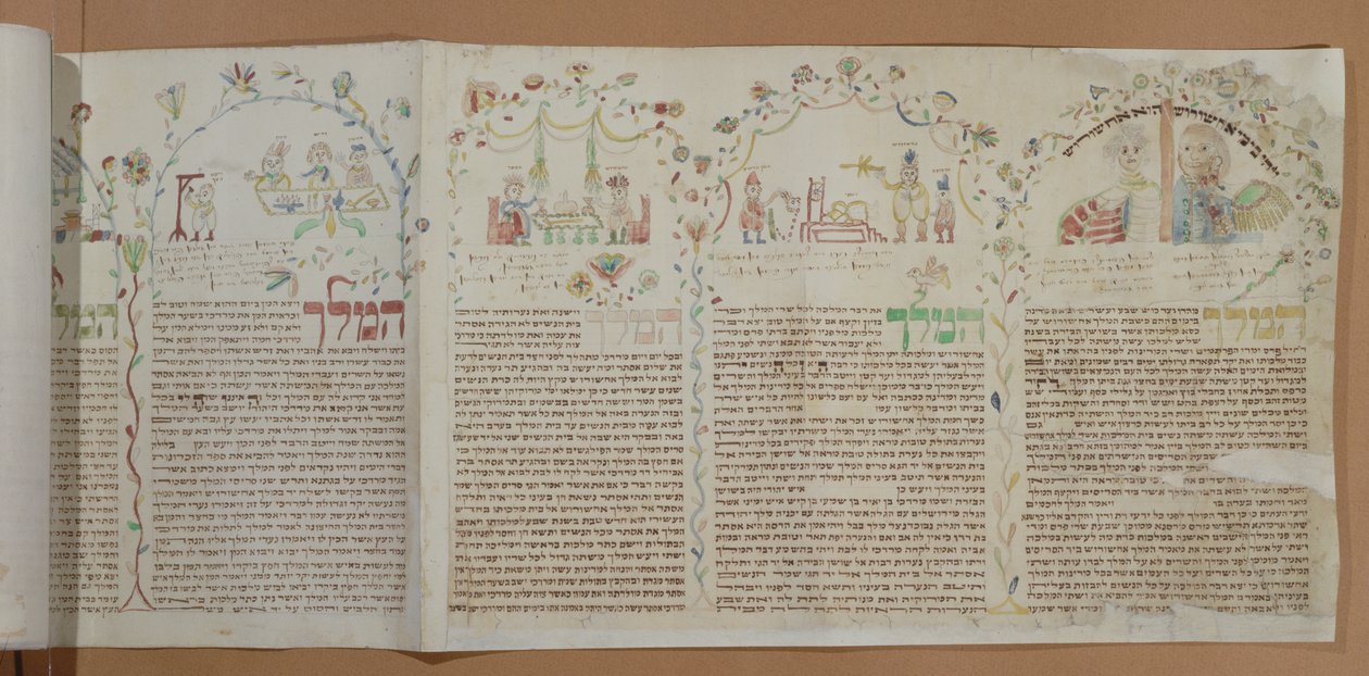 Esthers bok, ca. 1793 (blekk og wc på papir) av Jewish School