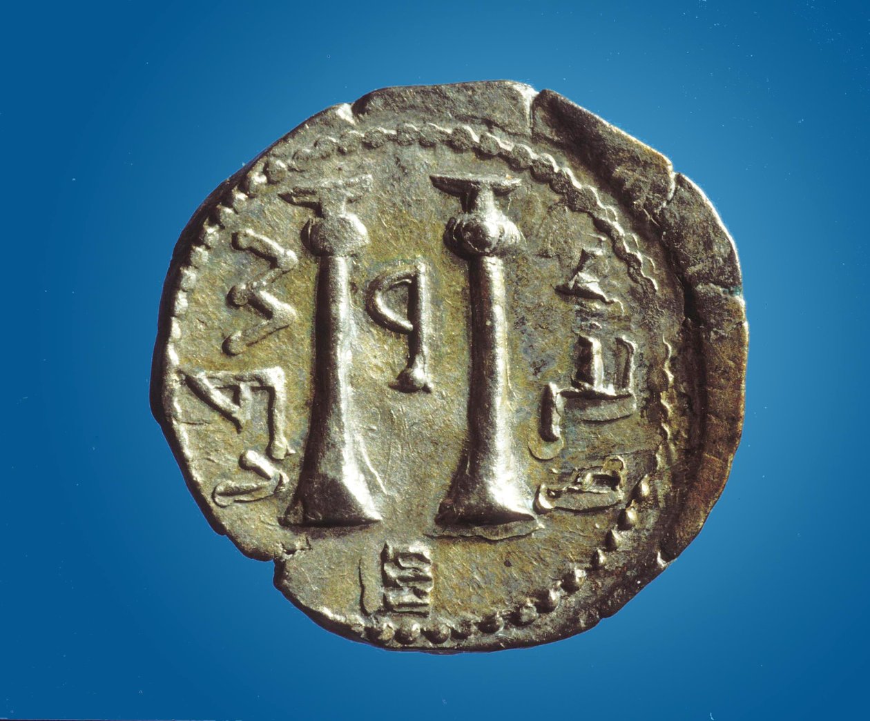 Mynt fra Bar Kochba-opprøret, 134-135 (metall) av Jewish School