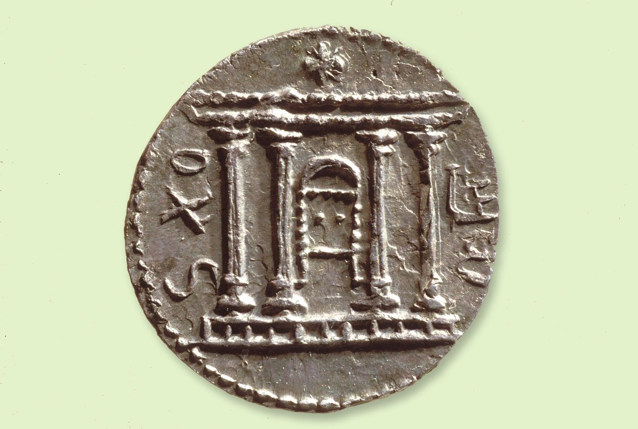 Selah-mynt fra Bar Kochba-opprøret, 134 AD (metall) av Jewish School