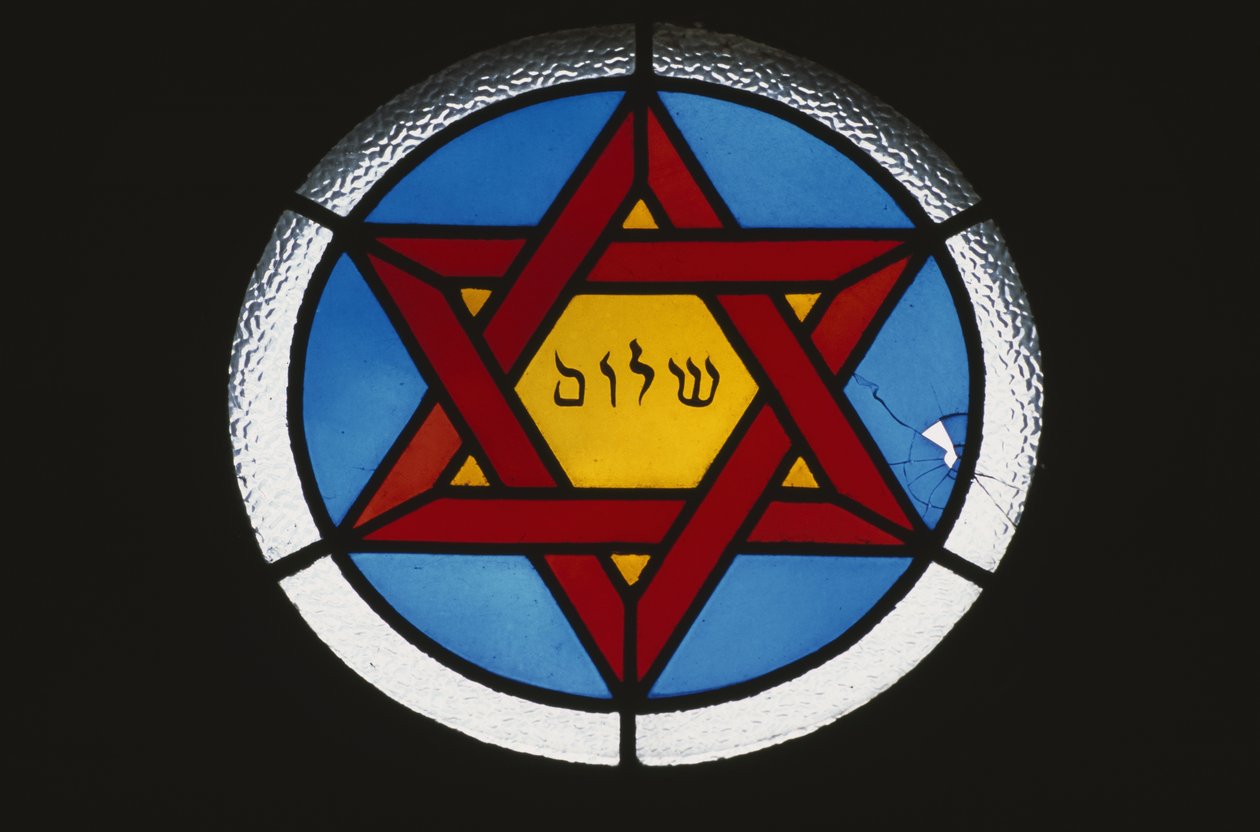 Vindu fra en jødisk grav av Jewish School
