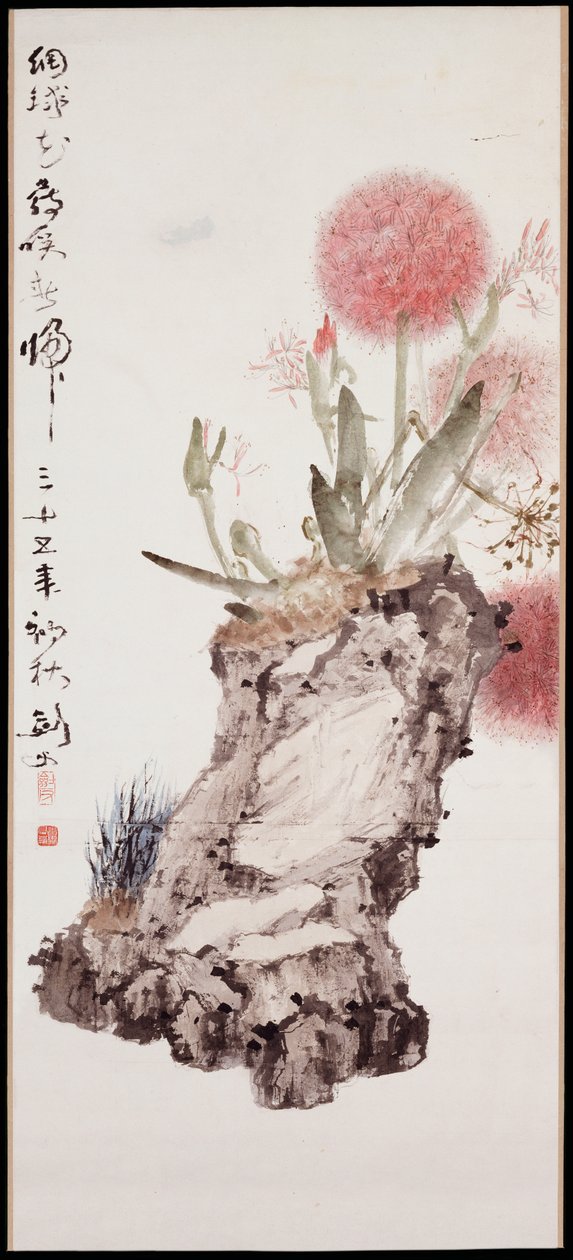 Hortensia og stein av Jianfu Gao