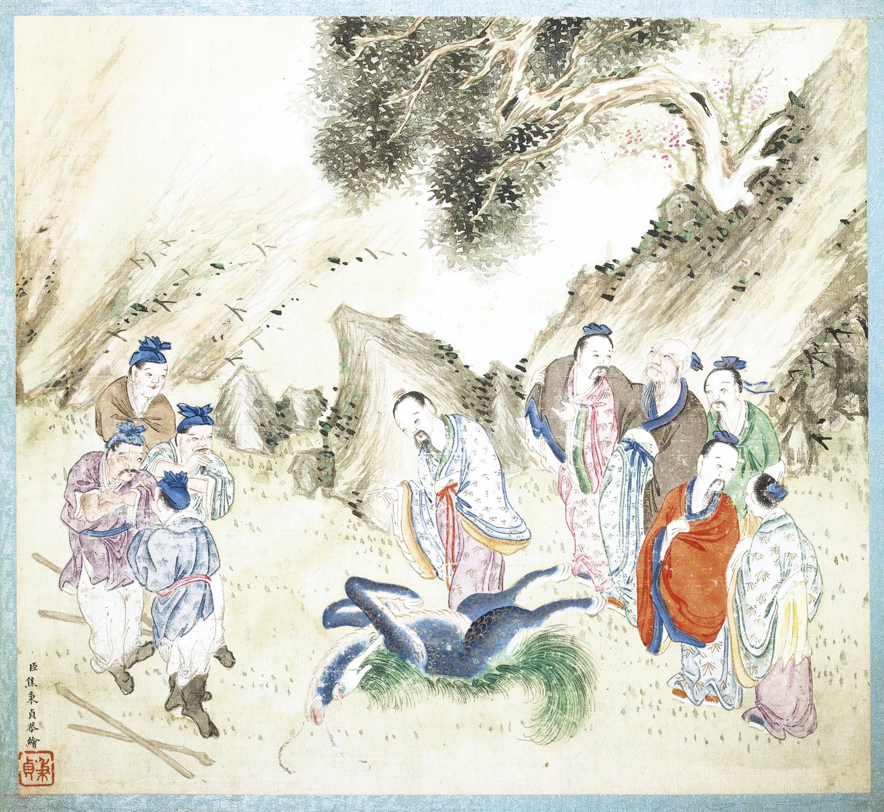 The Life of Confucius, tidlig på 1700-tallet av Jiao Bingzhen