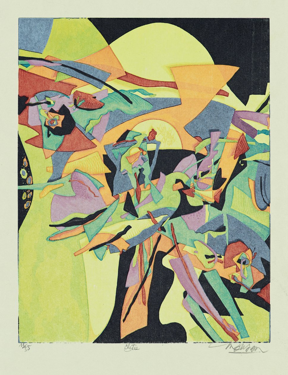 Clytie, 2013 (tresnitt) av Jim Monson