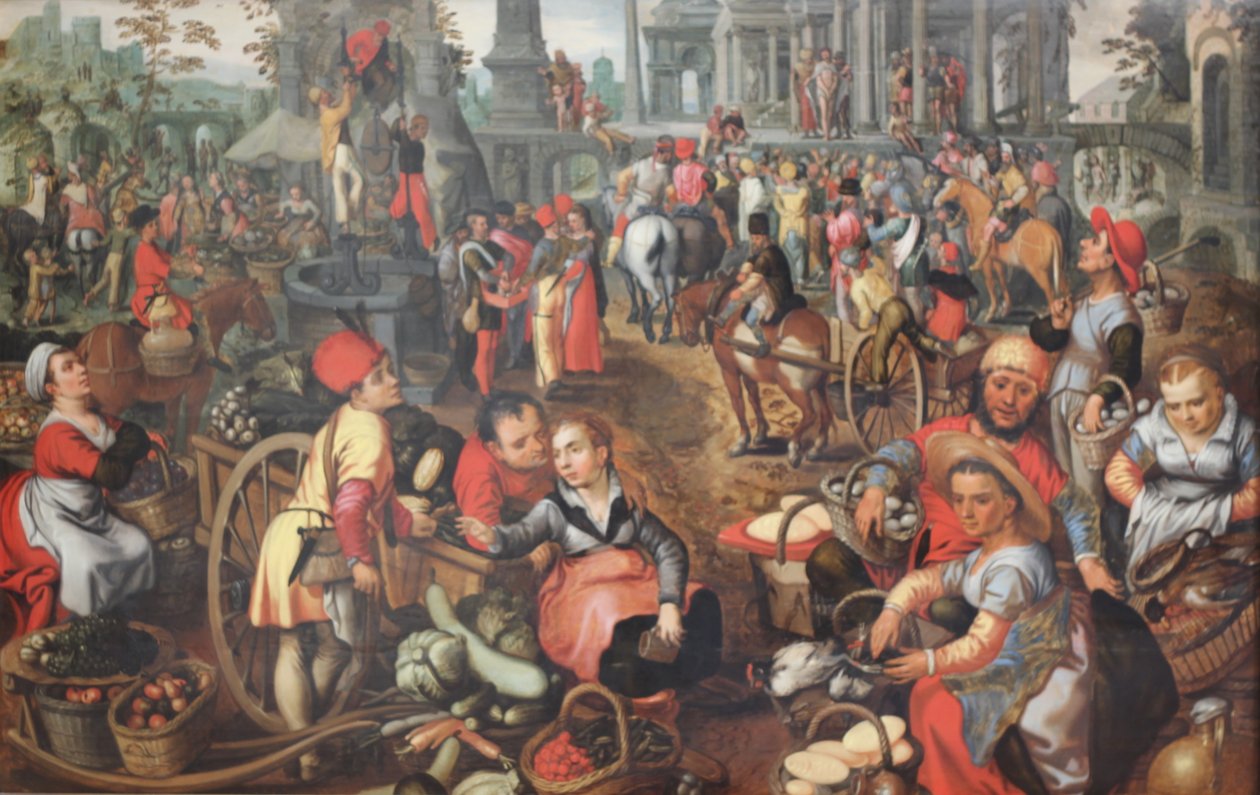 Marked med Ecce Homo av Joachim Beuckelaer