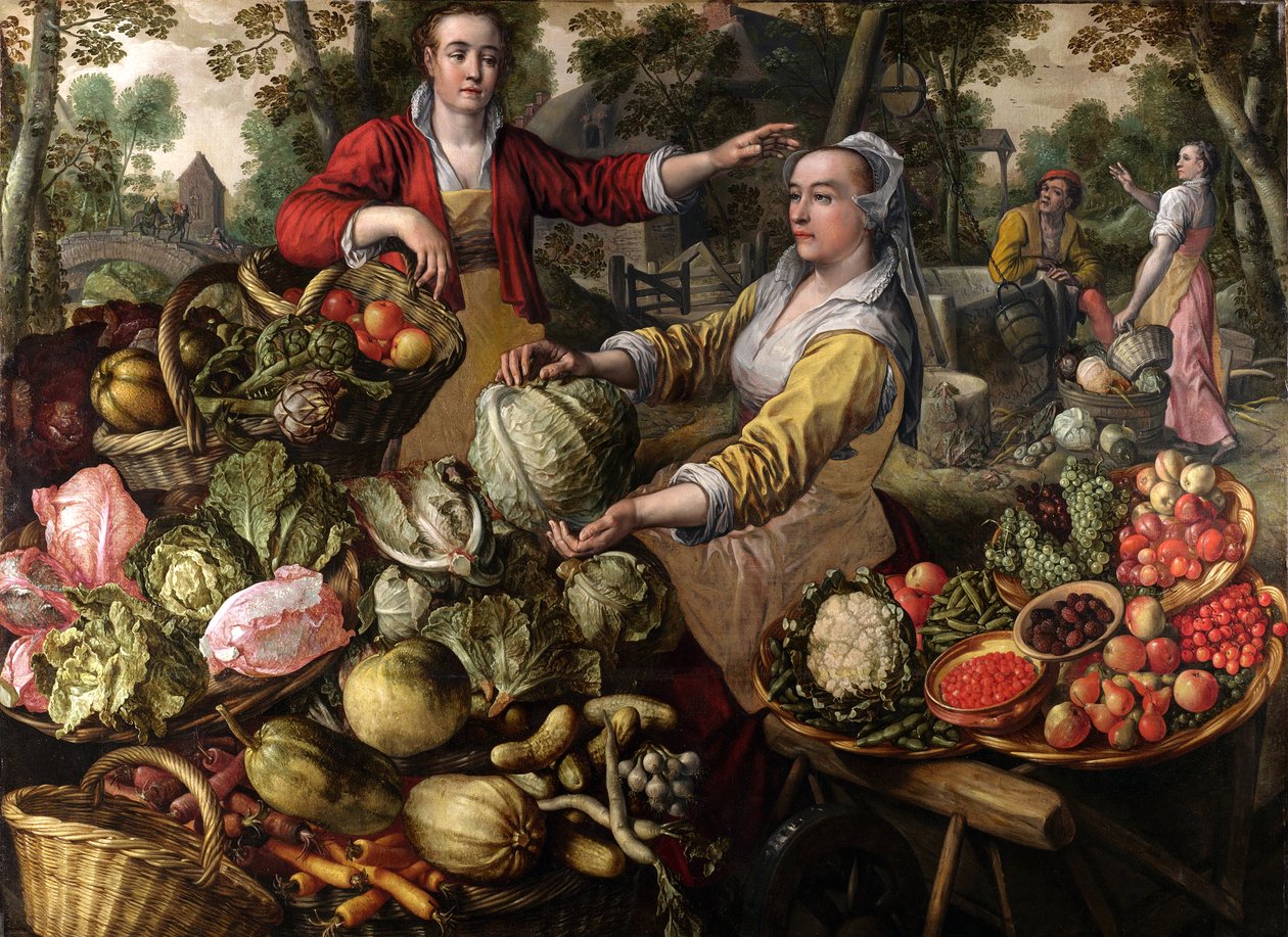De fire elementene av Joachim Beuckelaer