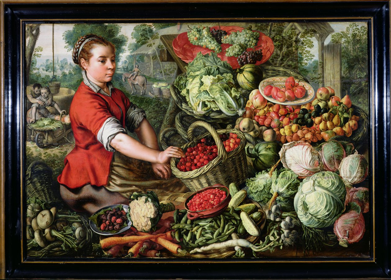 Grønnsakselgeren av Joachim Beuckelaer