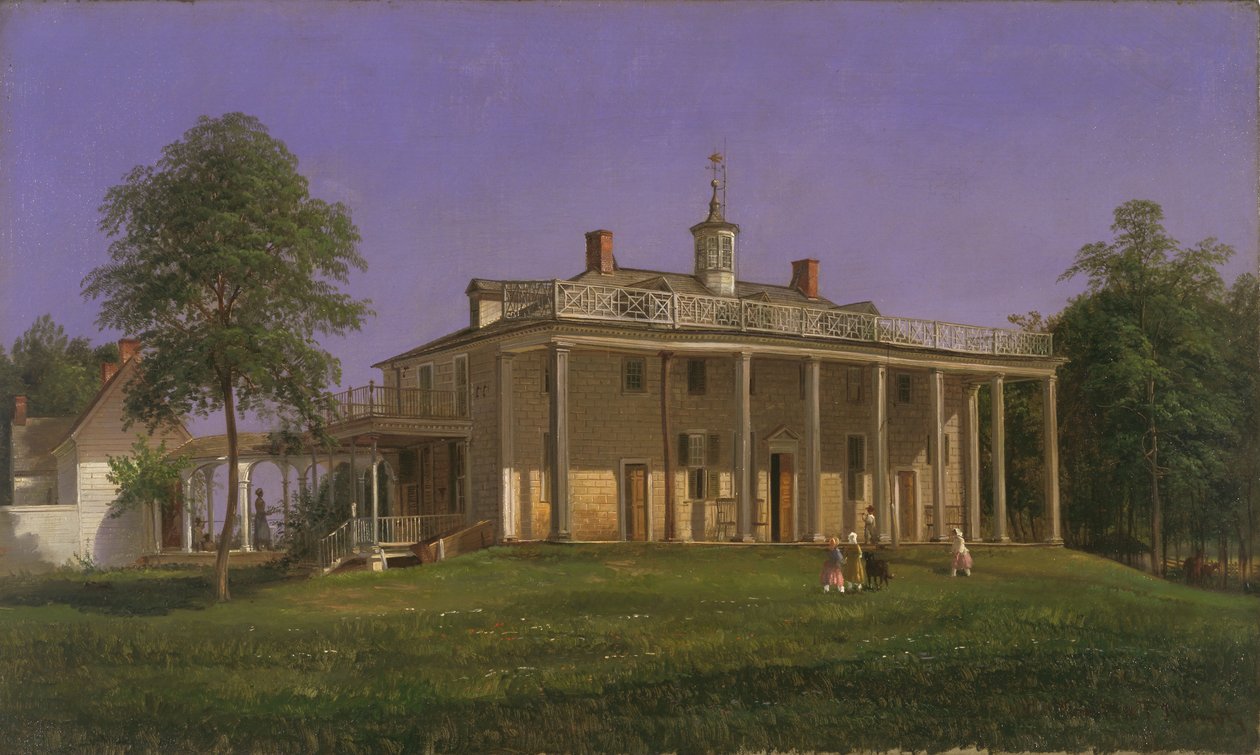 Utsikt over Mount Vernon av Joachim Ferdinand Richardt
