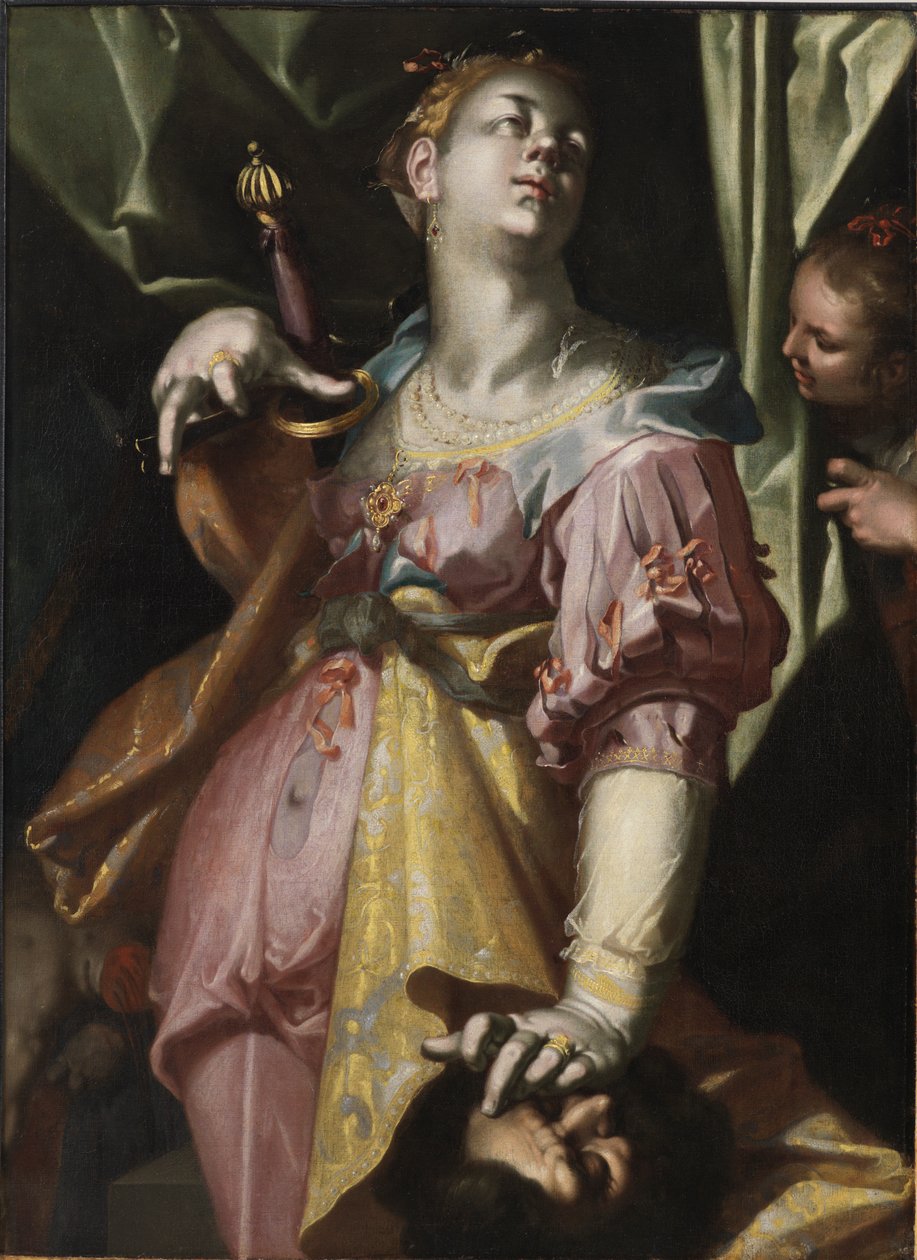Judith og sjefen for Holofernes av Joachim Wtewael or Utewael