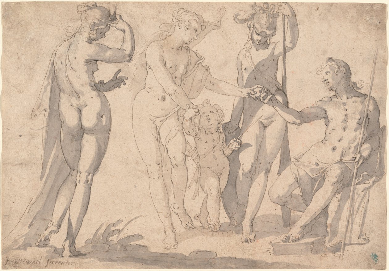 Paris-dommen av Joachim Anthonisz Wtewael